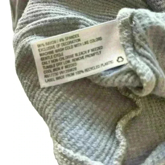 Knox Rose Thermal Lace Boho Long Sleeve Shirt Top. Size Medium - Picture 7 of 7